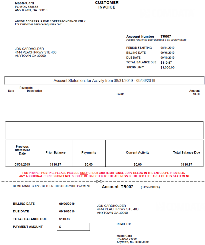 View Statements – Card Management Online Help Center